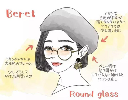 接地氣的小仙女一定要看看！冬天佩戴上帽子和眼鏡